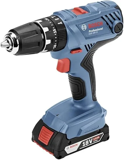 Bosch Professional GSB 18V-21 Taladro Percutor Inalámbrico 18V