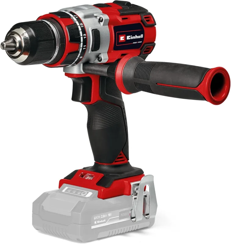 Einhell Professional TP-CD 18/80 Li BL-Solo Power X-Change 1V Brushless 80 Nm Drill Chuck 13 mm 2 Speed 19 Torque Levels Drilling Stage No Battery