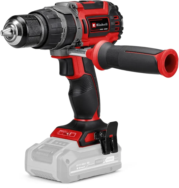 Einhell Professional Impact Drill with Battery TP-CD 18/60 Li-i BL-Solo Power X-Change (18V, Brushless Motor, 60 Nm, Impact No. 32,000 rpm, Without Battery)