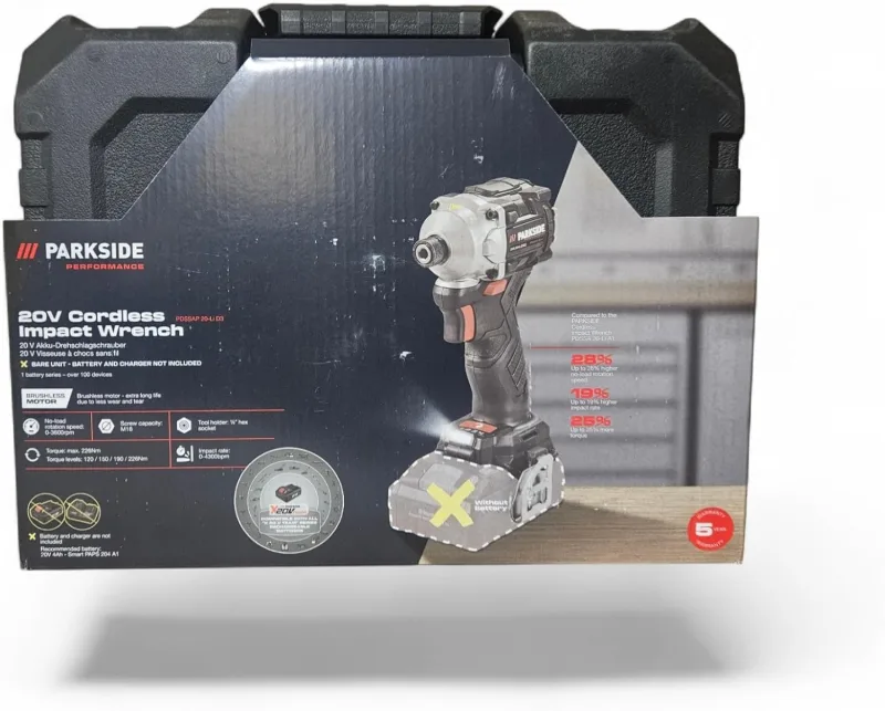 Parkside Performance PDSSAP 20-LI - Atornillador de impacto inalámbrico (20 V)