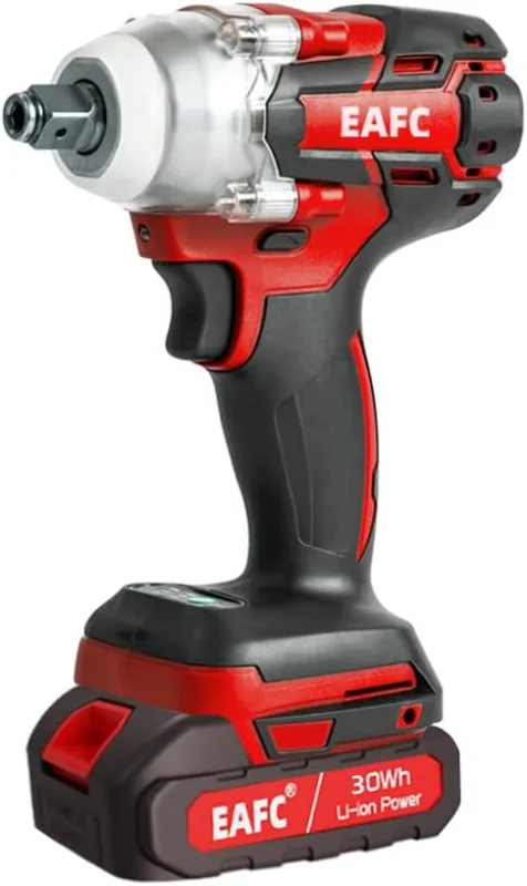 Llave de impacto eléctrica sin escobillas de 350 Nm, taladro atornillador, par de torsión, extracción de neumáticos, desmontaje manual, herramientas eléctricas para reparación de automóviles. (30 Wh)