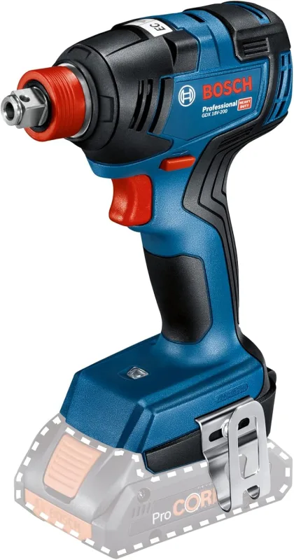 Bosch Professional 18V System GDX 18V-200 battery impact driver (max. tightening torque 200 Nm, without battery/charger)