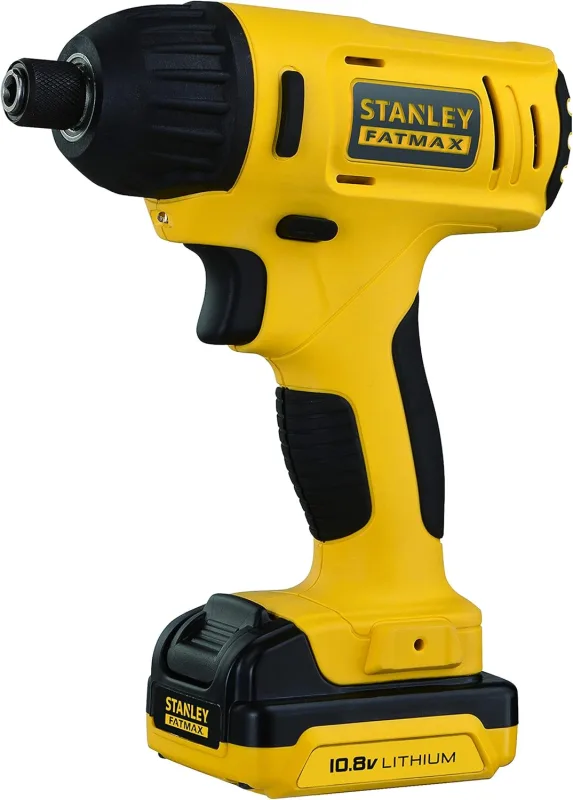 Stanley FATMAX FMC041S2-QW Impact Driver 10.8 V 110 Nm 1/4 Inch 2 x 1.5Ah Lithium Batteries and Case