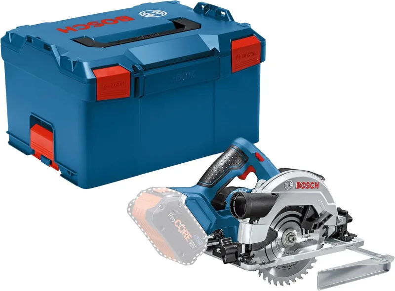 Bosch Professional 18V System sierra circular a batería GKS 18V-57 G (Ø del disco de sierra: 165 mm, profundidad de corte: 57 mm, incl. L-BOXX, sin batería/cargador)