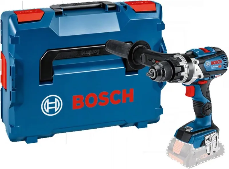 Bosch Professional 18V System taladro con percusión a batería GSB 18V-110 C (par de apriete máx. 110 Nm, incl. L-BOXX, sin batería/cargador)