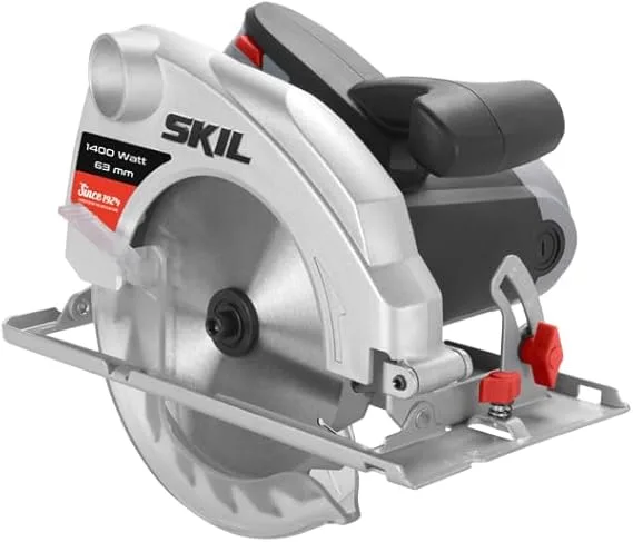 Skil 1054AA Circular Saw with 1400W (63mm Saw Capacity, Ergonomic Girff, Sealed Bearings, Circular Saw) F0151054AA