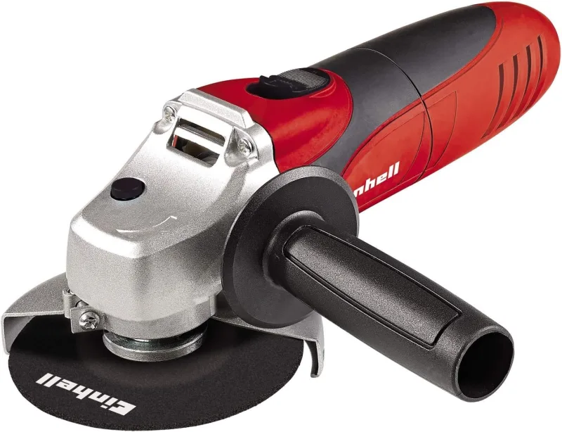 Einhell Amoladora angular TC-AG 115 (500 W, 12000 min.-1 velocidad, disco-Ø de 115mm, protector de disco, bloqueo de husillo, cabezal de engranaje de aluminio plano)