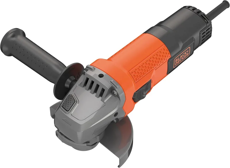 BLACK+DECKER BEG110 K, Amoladora Angular 750 W 115 mm con Maletin y Accesorios