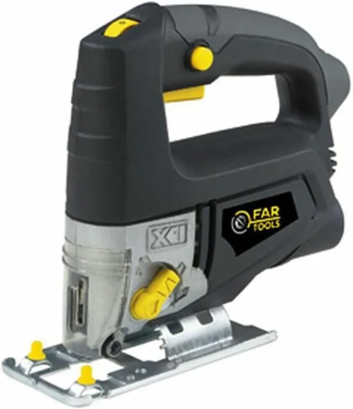 Fartools JS 650B - Sierra caladora (650 W, variador de velocidad, movimiento pendular, capacidad de corte máxima de 65 mm)