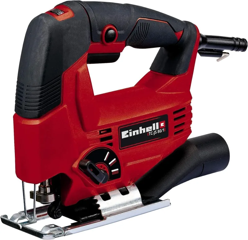 Einhell Sierra de Calar Electronica TC JS 80/1, Potencia 550 W, Color Rojo