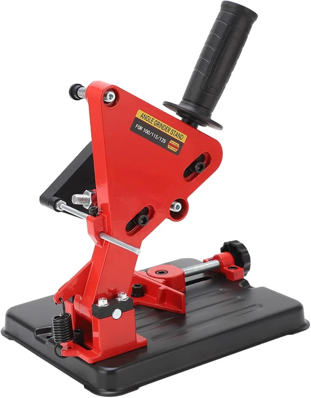 Amoladora angular Soporte fijo ,soporte universal ajustable para amoladora angular ,seguro ,alta precisión , hierro fundido , fácil almacenamiento ,tobogán estable para apoyar