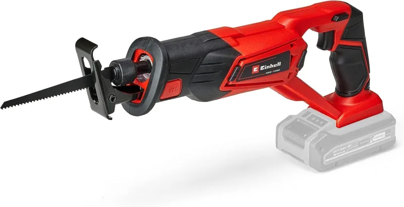 Einhell Cordless Reciprocating Saw - TE-AP 18/22 Li-only, with Power X Change - 18V, 2600 1 / min max., 100 mm max, 8 cm blade included. Triathlon motor.Does not include battery or charger