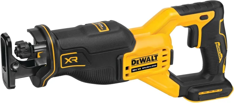DEWALT DCS382N-XJ - Reciprocating Saw 18V XR, Brushless Motor, Compact, Maximum Cutting Capacity 300 mm, High Cutting Speed, LED Light, Battery and Charger Not Included