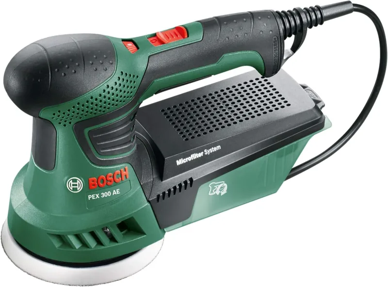 Bosch lijadora excéntrica PEX 300 AE (270 W, en maletín de transporte)