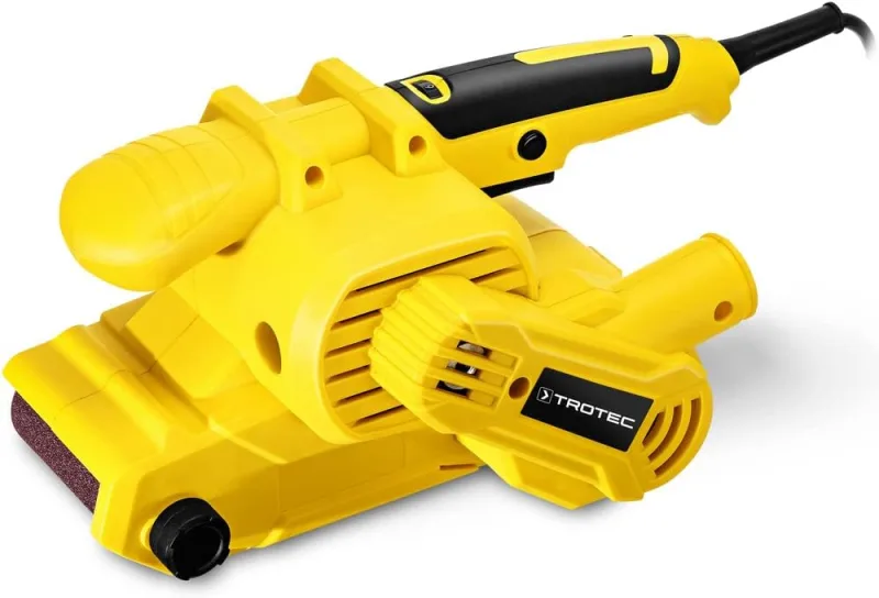 TROTEC Lijadora de banda PBSS 10-800 con un potente motor de 800 W Amoladora