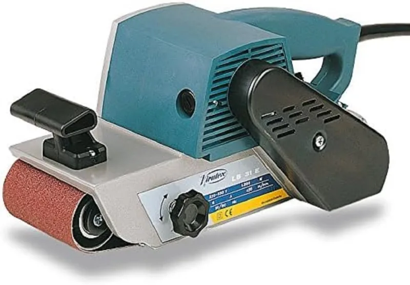 VIRUTEX 3100100 3100100-Lijadora LB31E 230V 1200W Superficie 175x100mm Banda 690x100mm 6,5 Kg, Azul, 0