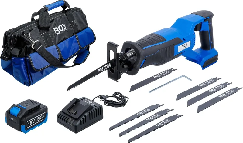BGS 7393 | Battery Operated Reciprocating Saw Kit | Brushless | 18V | with Battery and Fast Charger
