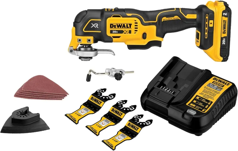 DEWALT - 20V MAX XR - Oscillating Multitool Kit, Variable Speed (DCS356D1)