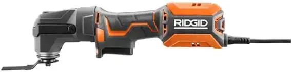 RIDGID 4 Amp Corded Oscillating Multitool Accessory Change