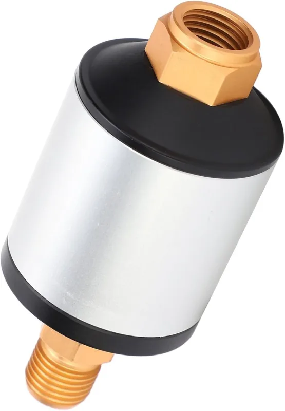 Filtro de compresor de aire compatible con tratamiento de aire confiable en redes de aire comprimido de taller de varias estaciones (plata)