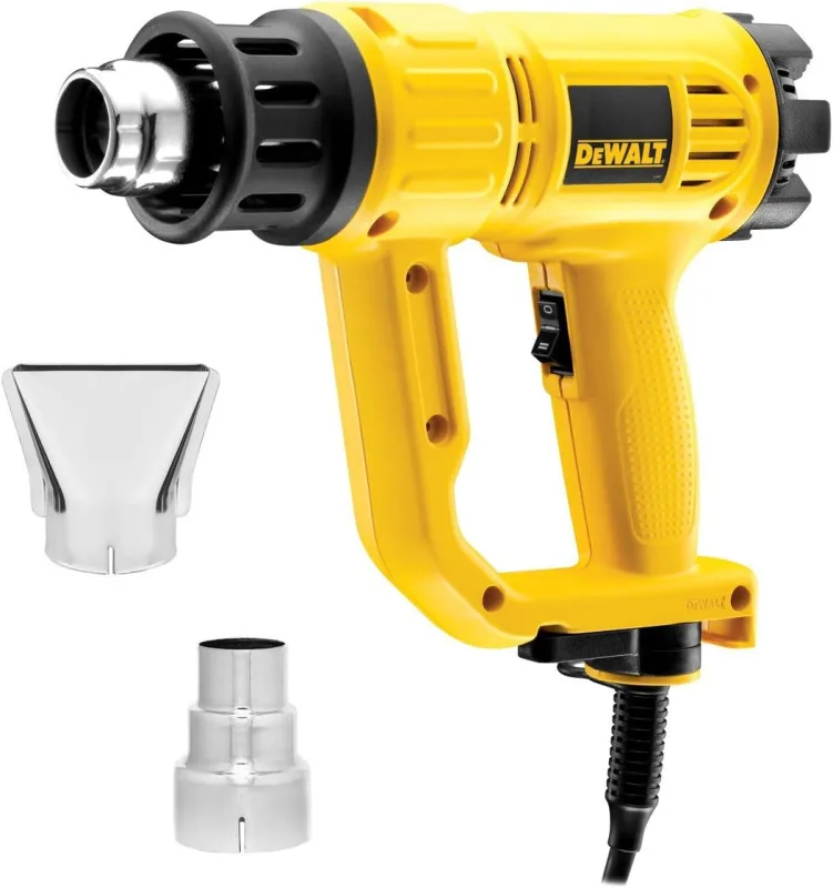 DEWALT D26411-QS - Hot Air Gun 1800W, Adjustable Temperature 50º- 600ºC, Electric Tool for Paint Pickling, DIY and Professional Repairs
