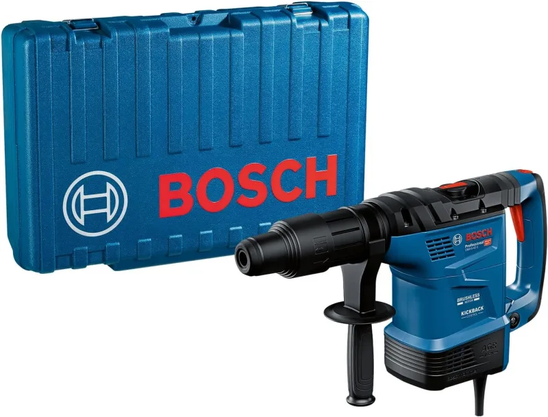 Bosch Professional drill hammer GBH 6-42 C (with SDS Max, motor with 1300 W power, brushless motor, Kickback Control and Vibration Control, in carrying case)