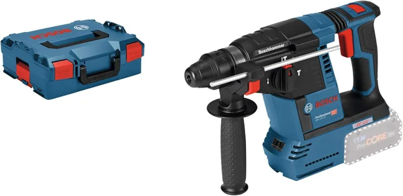 Bosch Professional 18V System GBH 18V-26 Brushless 2.6 J Max Diameter 26 mm SDS Plus Battery Free L-BOXX