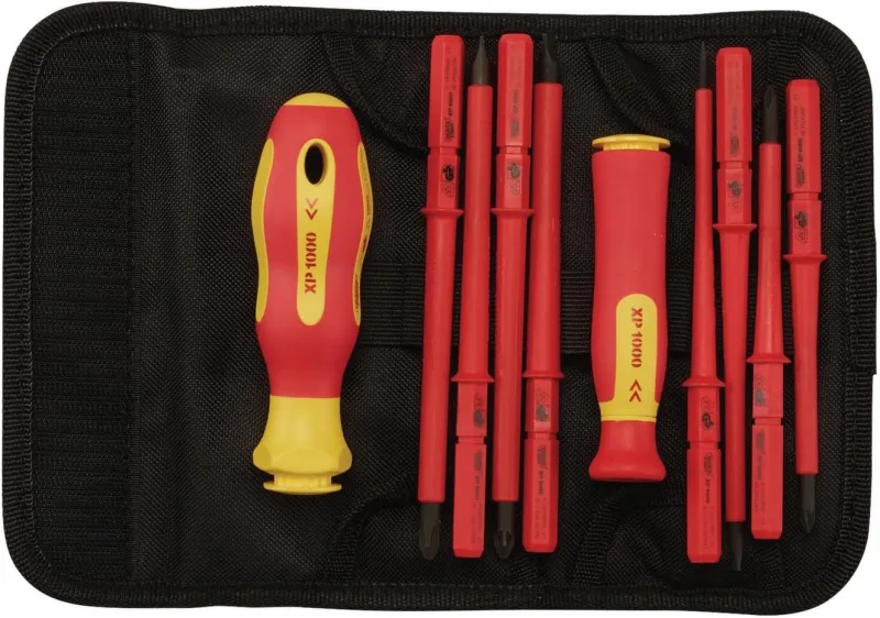 Draper 5721 Interchangeable Insulated Screwdriver Case (10 Pieces)