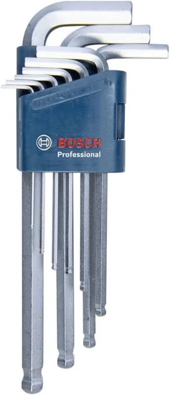 Bosch Professional Set of 9 Hex Keys (1.5-10 mm)