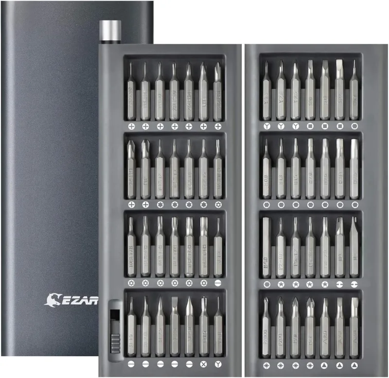 EZARC Destornilladores de Precisión, 57 en 1 kit de Destornilladores de Precision Magnéticos.