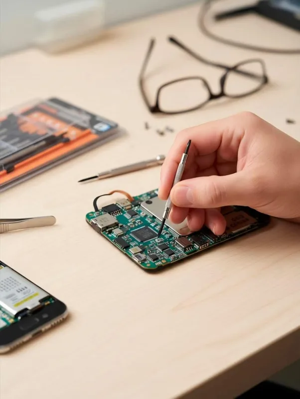 Juego de destornilladores de precisión de 6 piezas mini destornilladores para electrónica, smartphone, PC, gafas y reparaciones de precisión