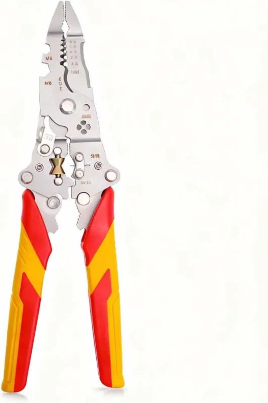 9 in 1 Professional Wire Stripper | VDE Wire Cutter | Electric Tool with Bolt Cutter, Shear | Electrician Kit LTHERMELK