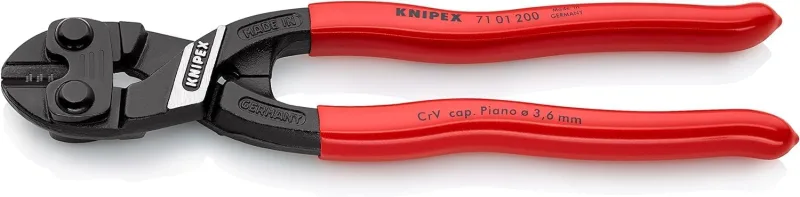 KNIPEX CoBolt Plastic Coated Compact Cutter 200mm 71 01 200