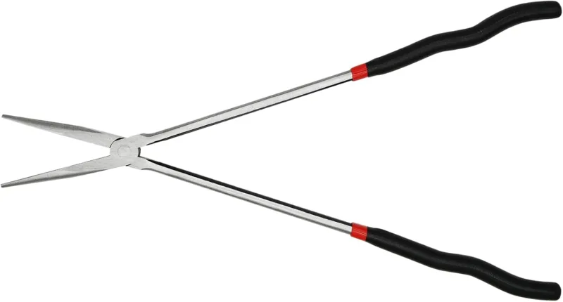 16 Inch Extra Long Nose Pliers, Straight Nose Steel Tool Set, 16" Long Mounting Pliers for Handmade/DIY/Lathes and Hardware