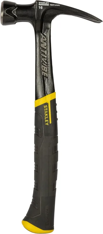 Stanley FMHT1-51276 FatMax Antivibe Next Generation - Martillo de carpintero (454 g, pico plano)