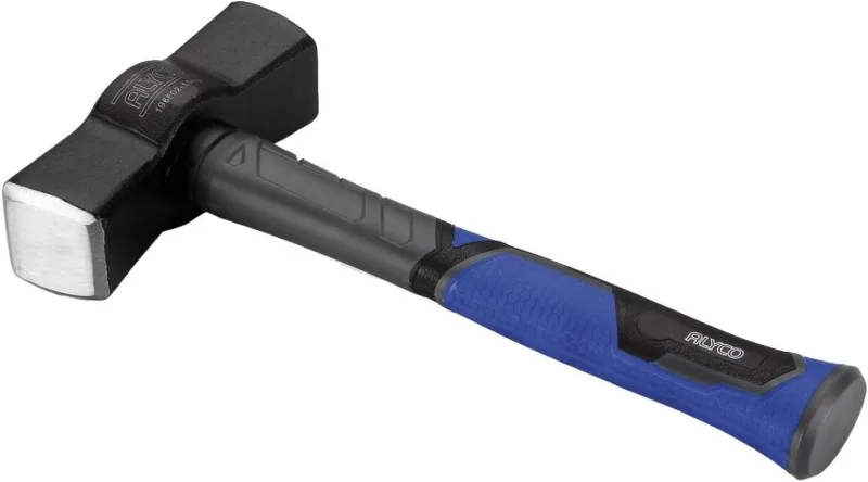 Alyco 196600 Mason Pot 1 Kilo with Fibreglass Handle, Blue, Ergonomic Handle