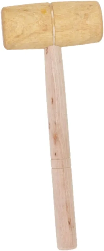 Uonlytech Mazo de Carpintero Martillo de Madera para Cincel de Madera para Carpintería Herramienta Multiusos
