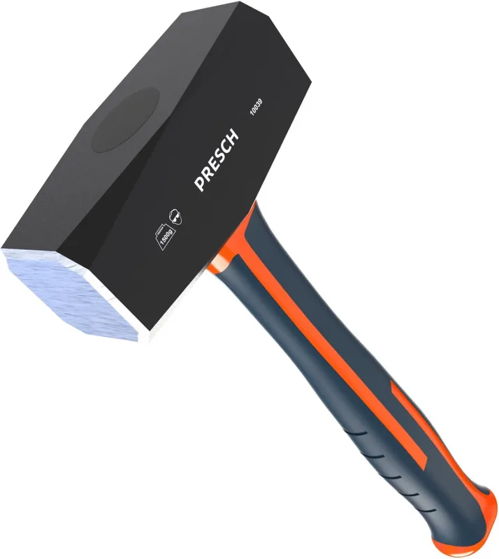 Presch 1500g fiberglass handle mallet - Mallet DIN 6475 steel head