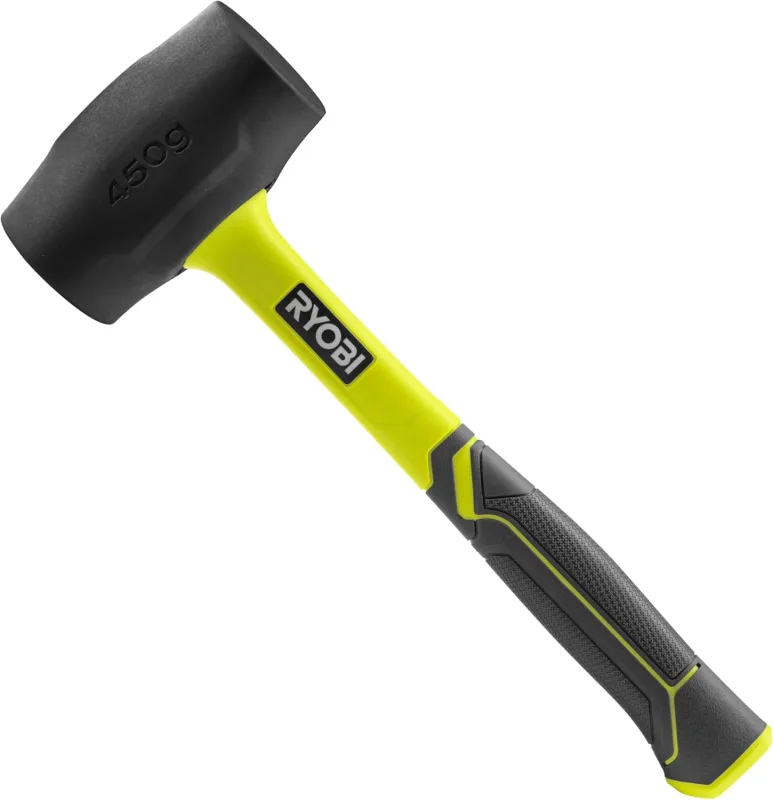 RYOBI RHHM450 450g Rubber and Fibreglass Mallet