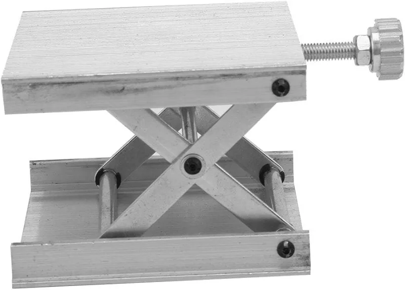 Lifting Platform, Laser Level Universal 90 Mm Stand Adjustable Lift Platform Laser Level with Support Stand Lift Lab for Laboratory