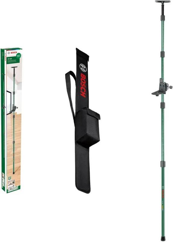 Bosch Telescopic pole TP 320, protective case (height adjustable from 106 to 320 cm, in cardboard box)