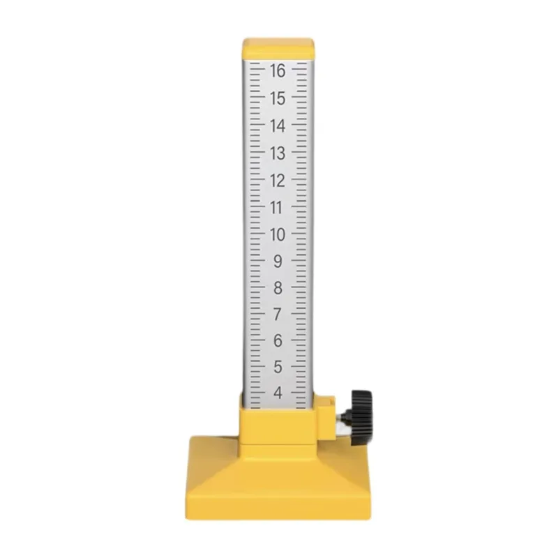 Regla de Nivelación de Azulejos, Herramienta de Nivelación de Líneas Horizontales, Herramienta de Medición Ajustable Resistente Al Desgaste para Albañ, Amarillo