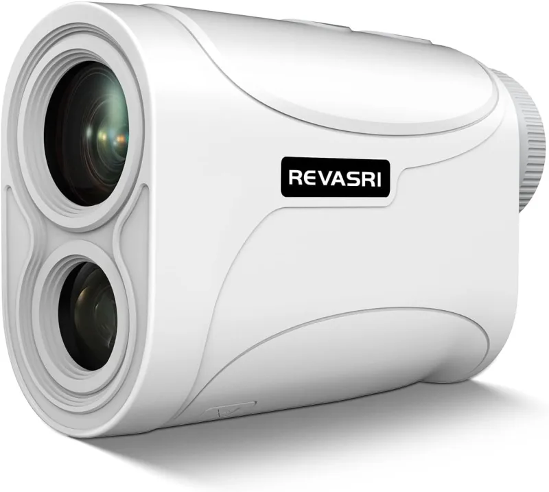 Telémetro de Golf | Telémetro láser de Golf REVASRI con medición de inclinación | Alcance de 1200 Yardas | Aumento de 6X | Vibración de Bloqueo de Bandera | Recargable