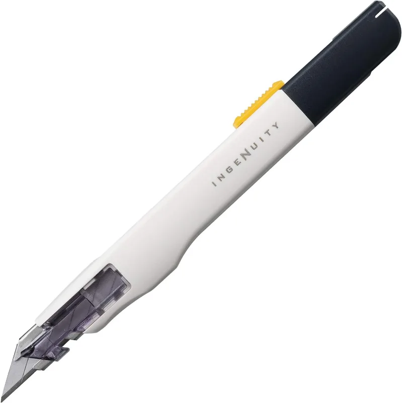 SDI – Professional High Precision SDI Ingenuity Cutter with SK2 Steel Blade + Cr. 9 mm / 30 ° Ergonomic and Left-Handed Suitable Ivory, 14 cm