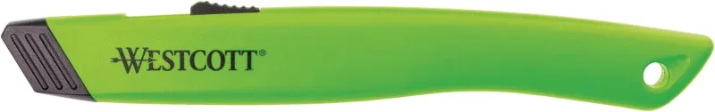 Westcott E-16475 cutter with ceramic safety blade, green