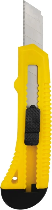 RAYLU PAPER - Professional Retractable Knife with Non-Slip Handle and 18mm Blade, Heavy Duty Universal Cutter with Stainless Steel Guide and Blade Lock for Warehouse (Model 130)