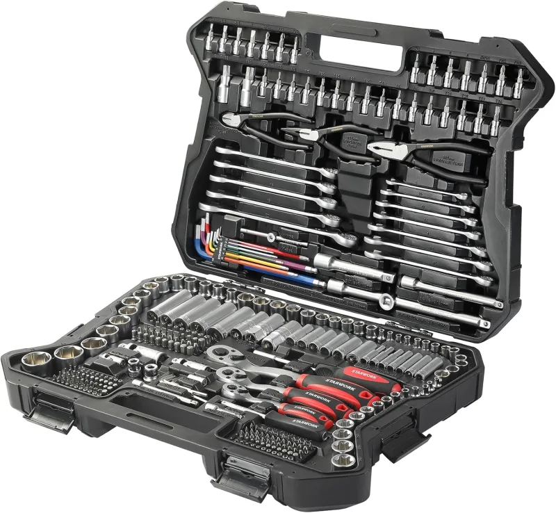 STARWORK TRUE MECHANIC™ Coffret d'outils de mécanique 314 pieces et jeu de douilles, professional metric ensemble