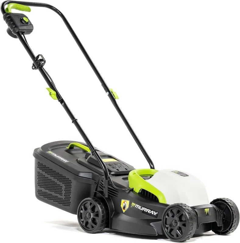 Murray Cortacésped Eléctrico 2 en 1 LE320E – Compacto 1200W/32cm con Bolsa Recolectora de 27L para Jardines Pequeños – Empuñadura Ergonómica y Protección contra Sobrecargas