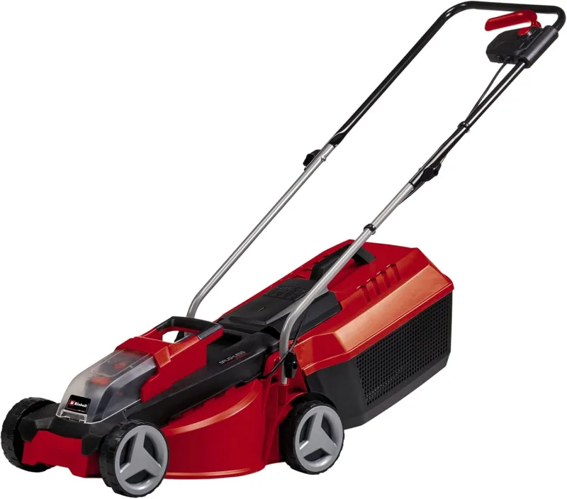 Einhell Cortacésped a batería GE-CM 18/30 Li-Solo Power X-Change (18 V, 30 cm Ancho de Corte, hasta 150 m², Brushless, 25L Bolsa recolectora, 30-70 mm Altura de Corte, sin batería)