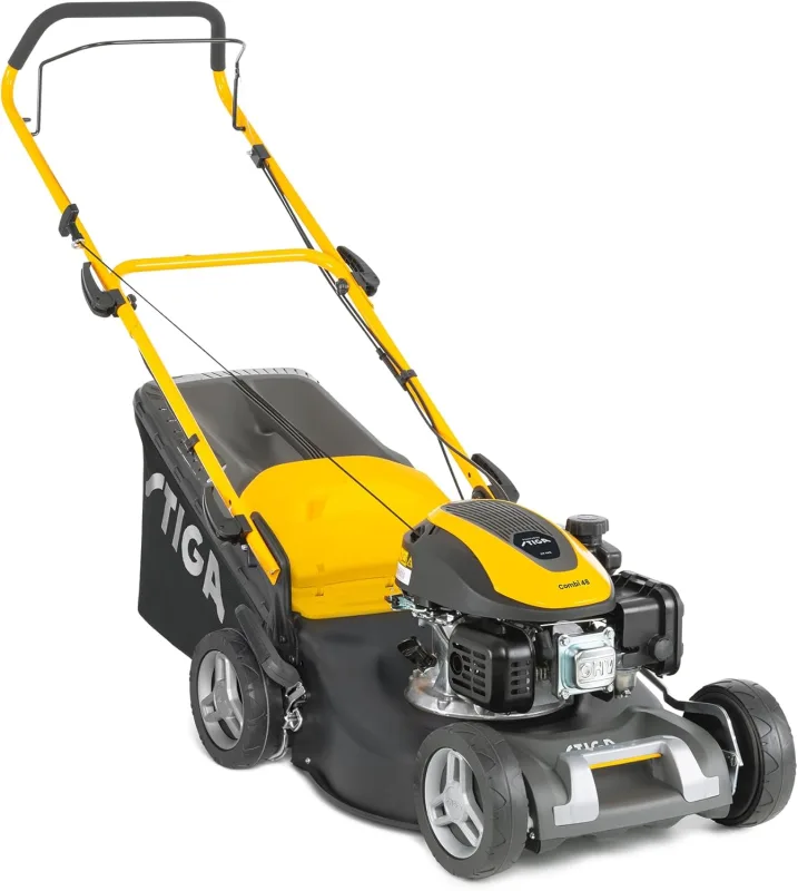 STIGA Petrol lawn mower Combi 48 - ST 140 OHV engine 139 cc, cutting width 46 cm, 60 L collector, mulch included